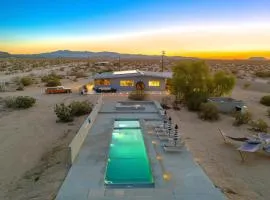 Sky Ranch Noir Luxe Desert Compound with Pool Sauna Stargazing