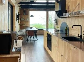 Modern Wooden House Near Halkær Bredning