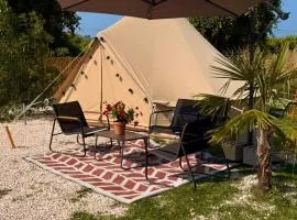 Glamping La Yurta nel Verde luxe ingerichte 6persoons Belltent