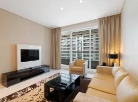 Stylish 1BR at Damac Maison -Your Grand Canal Getaway