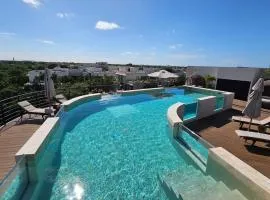 Loft apartment in a private condominium