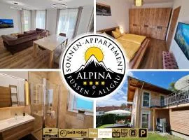 Alpina Sonnen-Appartements Füssen incl XL-Sonnen-Terrasse & Königscard