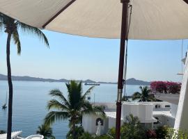 Depto familiar con vista al mar en Playasol Manzanillo