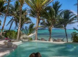 New 3BR Private Beachfront Villa with Pool at Soliman