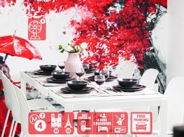 Apt4P-SecureFreeParking -Metro4, hotel a Bagneux