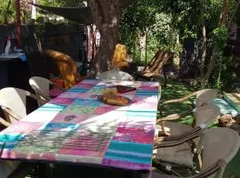 L'OASIS 1 personne nature relax calme central, chambre privée lit double en rez de chaussée sur jardin, parties communes partagées maison extérieur, chez l'habitant Chambres d'hôtes Maison Fi