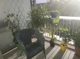 Bordeaux Grand appartement 2 terrasses calme parc ombrage parking prive