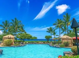 KBM Resorts FREE CAR Honua Kai Hokulani Ocean View 2Bedroom Condo HKH-211 Large Ocean View Inner Courtyard