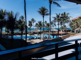 Apartamento - P&eacute; na areia - Ao lado do parque aqu&aacute;tico - Administrado por Anfitri&atilde;o, resort em Aquiraz