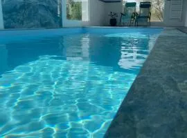 Plage à 300 m, piscine 29 degrés, 5 chambres, 4 sdb, calme