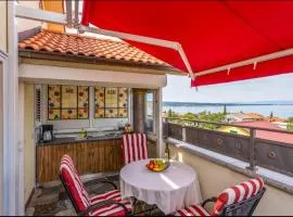 Villa Ana Selce s panoramskim pogledom na more