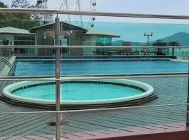 Flat beira mar com estacionamento apto 1515