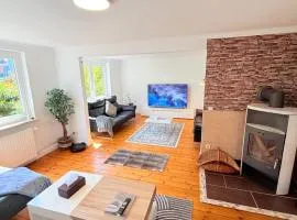 Garden Lakehouse Sauna Kamin Grill Billard Darts Modernes Ferienhaus in Seenähe mit Garten und Spielbereich