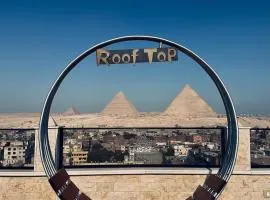 Sunset of Thebes Pyramids View