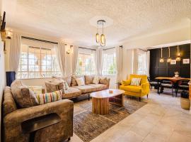 Nakuru Stay 3 Bed 2 En-suite with Sleek Dining, casa rústica em Nakuru