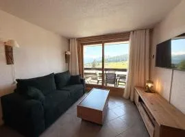 Les Saisies - Studio Cabine avec Garage pour 4-5 personnes, ensoleillé, vue sur pistes, non fumeur - FR-1-293-152