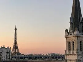 Vaugirard1 Appt Paris 15, Eiffel Tower View