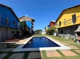 Casa 2 quartos, cond. c/ piscina, 5 min praia Preá