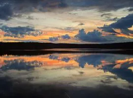 Stora älg -Ferienhaus am Älgsjön