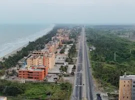 Oceanfront apartment in Morrocoy, Tucacas, PB