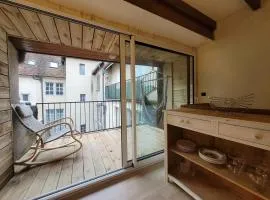 Maison de ville centre Dole - Terrasse