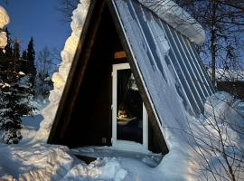 Off-Grid Glamping med Eldstad och Grillplats โรงแรมในBorgafjäll