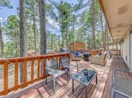 1 Block to Hiking: Ruidoso Home w/ Game Room
