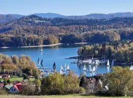 ,,KICZARA" Domki na Punkcie Widokowym POLAŃCZYK z widokiem na Jezioro Solińskie i góry-ogrzewane klimatyzacją 6018-06454