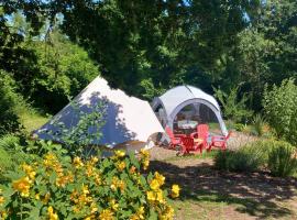 Tente insolite en pleine nature, glamping en Tréduder
