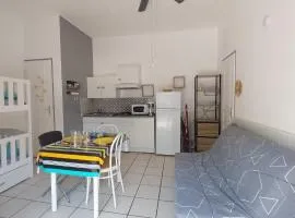 T2, RDC, centre Narbonne Plage