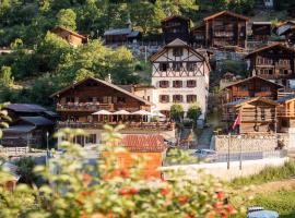 Hotel Nest- und Bietschhorn, hotelli, jossa on pysäköintimahdollisuus Blatten im Lötschentalissa