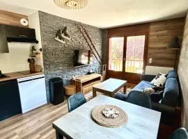 Appartement rénové au pied des pistes avec piscine, sauna, linge inclus et animaux acceptés