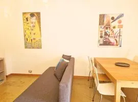 Green apartment and parking