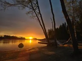 Peaceful seaside cottage in Vörå, Finland with private sandy beach & wood-fired sauna