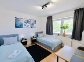 Apartment Pietsch - 6 Personen-3 Schlafzimmer- Boxspringbetten- Smart TV- Balkon- Zentral