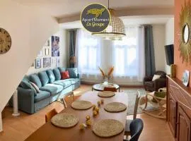 Le Bohemian Chic - 4 chambres en hypercentre de Saint-Omer, idéal pour les groupes