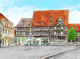 Hotel Zur Goldenen Sonne, apartmán v destinaci Quedlinburg