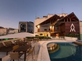 Studio com Piscina no Rooftop