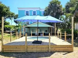 Beach Gangsta's Paradise fire pit cowboy pool pool table