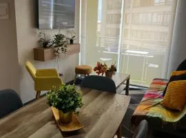 Apart hotel céntrico Rancagua, parking privado, calefacción AC 18000 btu