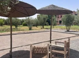 Campagne chic à Marrakech vue sur Atlas