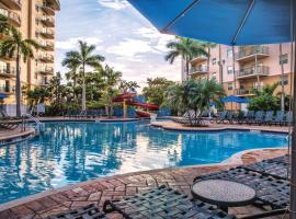 Wyndham Palm-Aire 1BR Apartment with Resort Access、ポンパノビーチのホテル