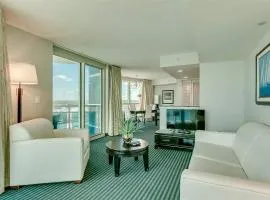 Spacious 2 Bedroom Oceanview Condo! 9th Floor Views! Oceans One 908
