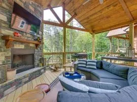 Hot Tub and River Access Family McCaysville Cabin