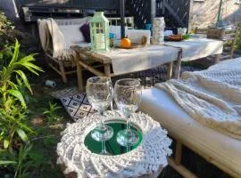 Apartment with terrace and barbecue area