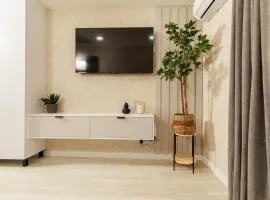 Cozy Stay in the Heart of City 1BR and Living Extendable sofa