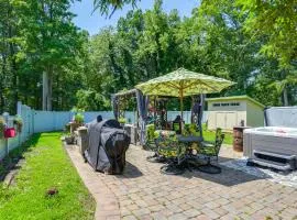 Outdoor Oasis and Hot Tub Maryland Home with Bar!