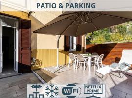 Patio & Parking - Self check-in & Remote access, hotel in Cernobbio