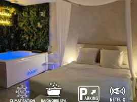 L'Eden Zen - Suite Jacuzzi, parking, clim, Netflix