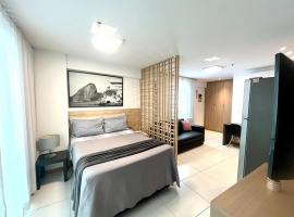 Apart Praia de Icaraí Vista Lateral para o Cristo, hotel a Niterói